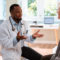 Doctor-discussing-risk-of-opioid-addiction-with-senior-patient